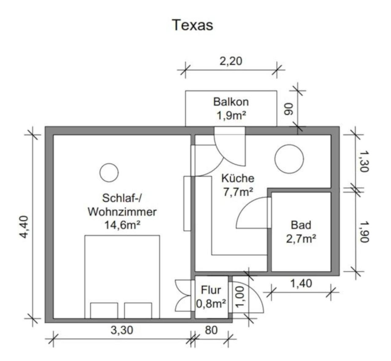 Little Hawaii & Texas Apartment Bad Wildungen Ngoại thất bức ảnh